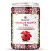Bralcon Hibiskusblüten-Tee 100G | Premium Getrocknete Ganze Blätter Aufguss | 100% Natürlich Kräuter für Eiskalte Getränke & Cocktails | Rein Blumig Botanisch