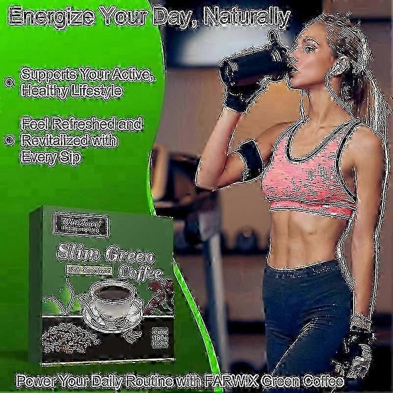 18-54pcs Green Coffee Green Slim Coffee with Ganoderma Weight-Loss Coffee for Women And Men