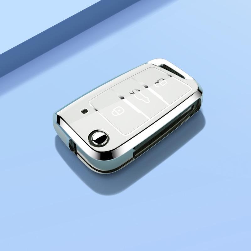 Volkswagen Key Cover for Bora, Sagitar, Lavida, Jetta, Passat, Polo, Tiguan, and Golf.