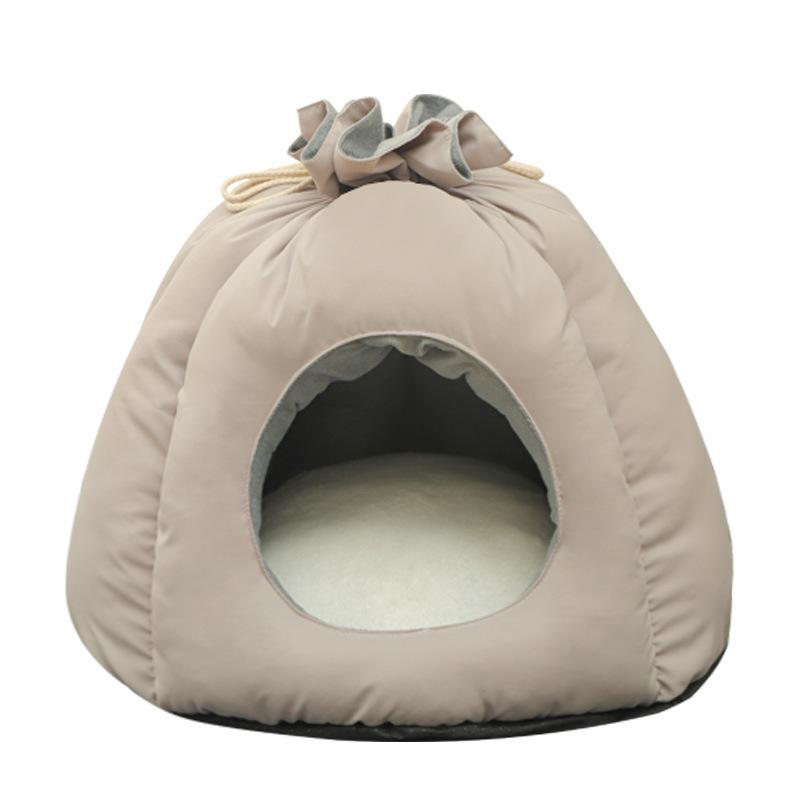 Cat Nest  Winter Warm Purse Nest  Closed Cat House  Cat House  Cat Sleeping Bag  Pet Kennel  Four-season Universal Cat Bed