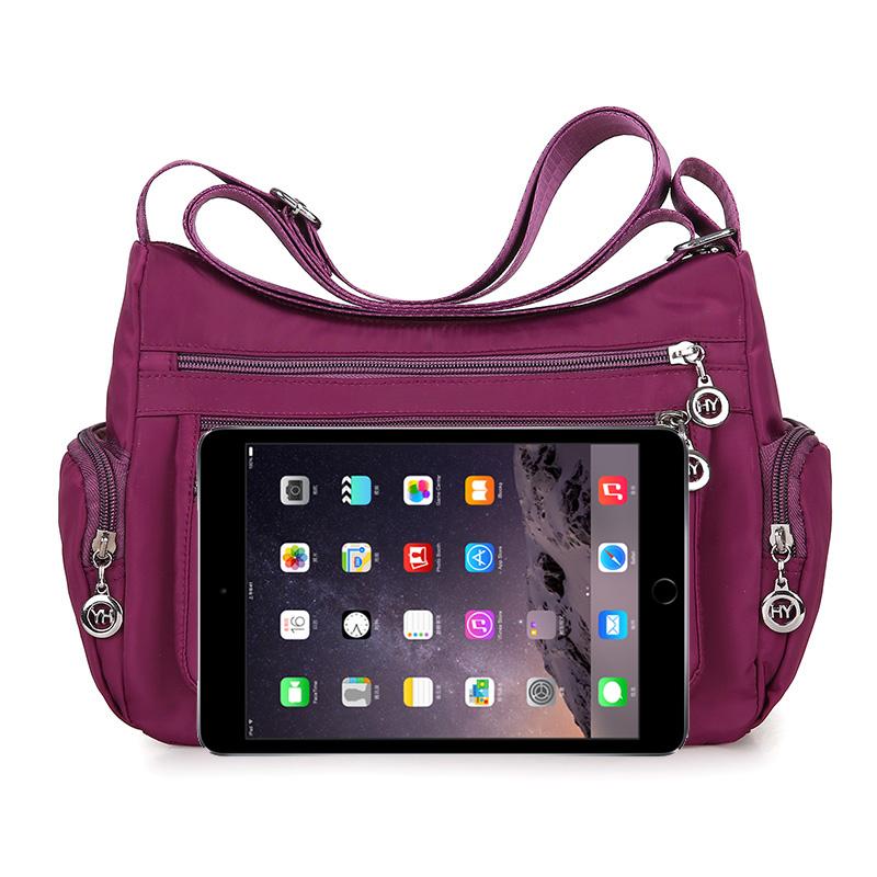 Women's Cloth Bag Shoulder Bag Waterproof Nylon Cloth Women's Bag Japanese and Korean Shoulder Oblique Span Bag Casual Bag