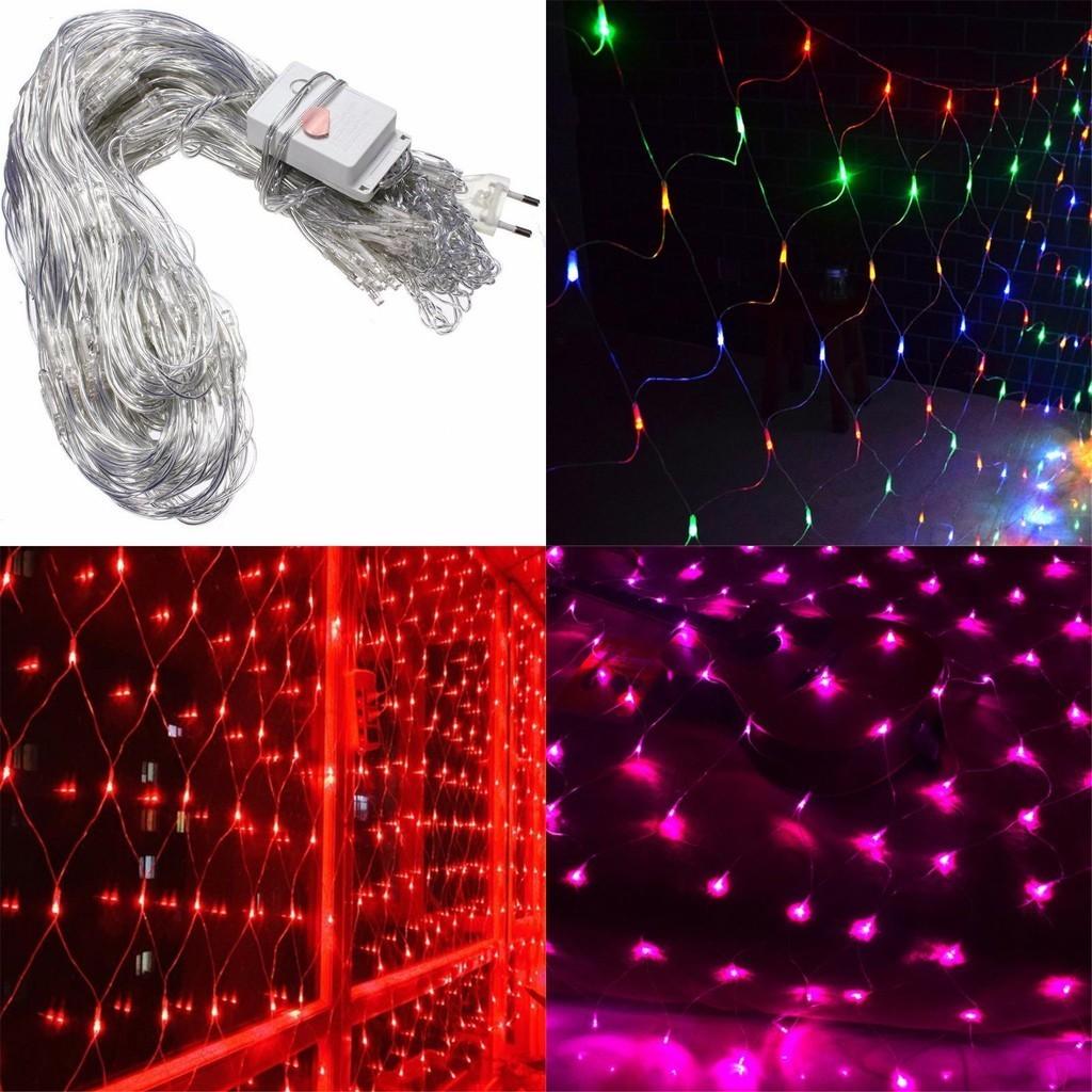 Bezaubernde Netz-Weihnachtsfeen-Lichterkette 200 LED für magische Feiertagsdekoration