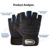 Breathable Cycling Gloves MTB Road Bike Cycling Half Finger Gloves for Fitness Heavyweight Training Sports Cycling Equipment