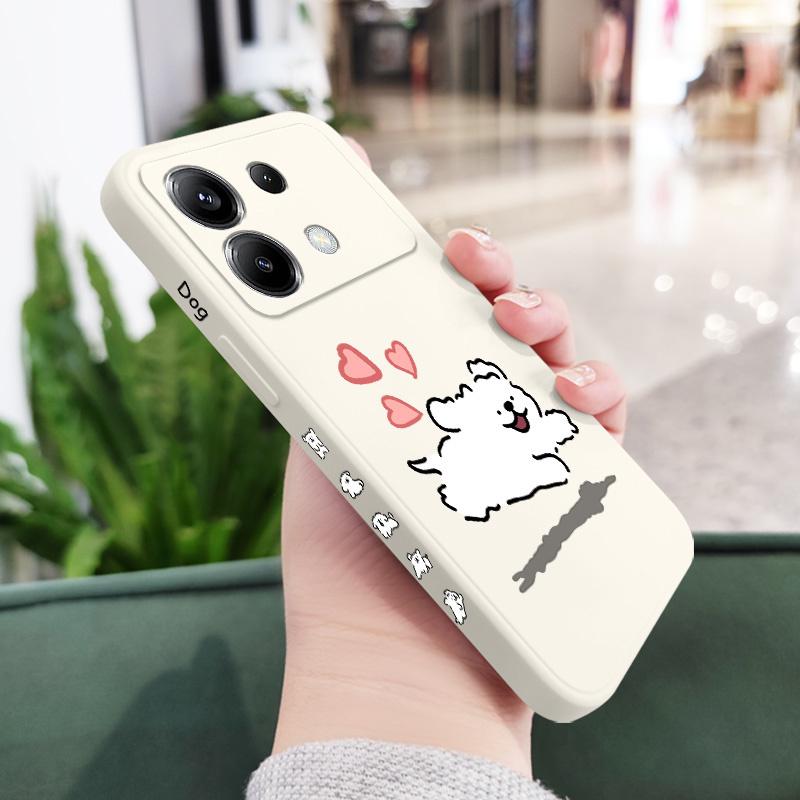 

Flapping Dog Phone Case For Xiaomi Poco F7 X7 X6 F6 M6 M5 M5S F5 X5 F4 X4 M4 F3 M3 X3 Pro Ultra 4G 5G GT Silicone Cover Poco F6 Pro