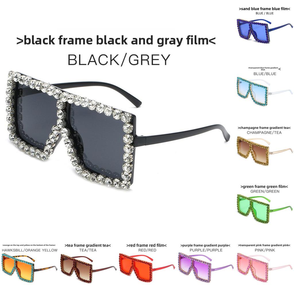 White Frame Square Eyewear With Pc Material For Stylish Outdoor And Stage Performances