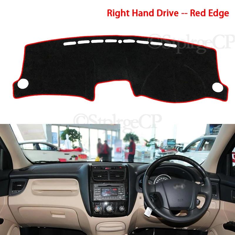 Anti-Slip Mat Dashboard Cover Pad Sunshade Dashmat Carpet Car Accessories R for Kia Sportage 2005 2006 2007 2008 2009 2010 JE KM