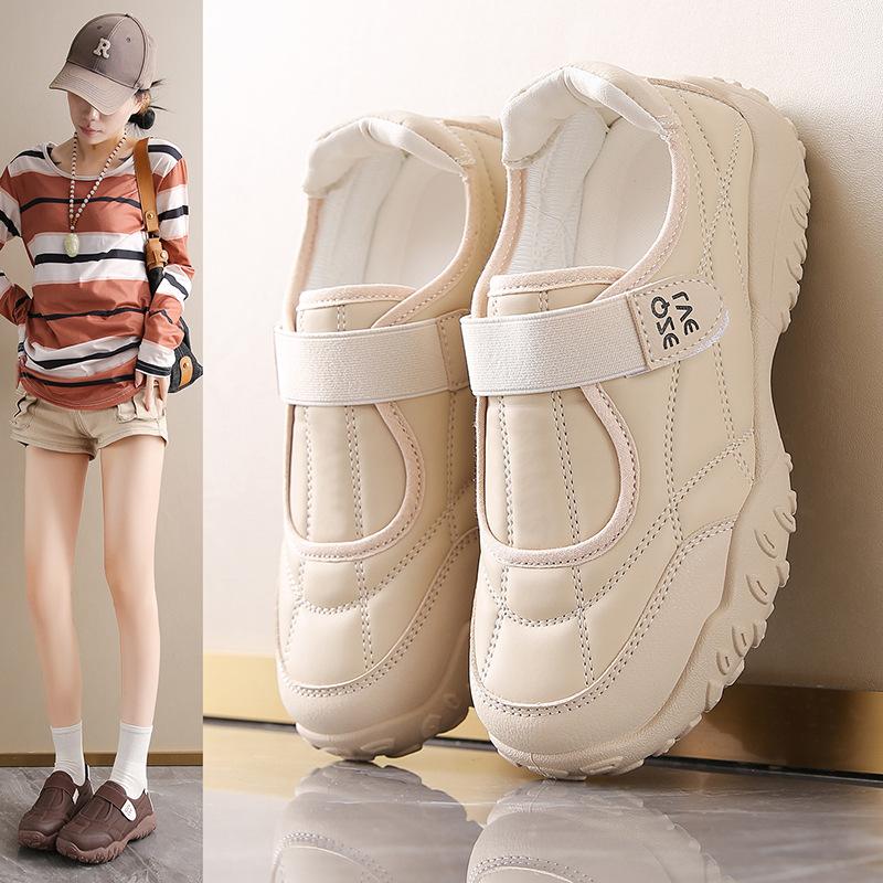 2026 Fashionable Versatile Not Tired Feet New Women's Fashion Velcro Sneakers Lightweight Breathable Ladies Casual Walking Shoes