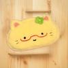 Cartoon Plush Pencil Case Cute Omelette Kitten Pen Bag Large Capacity Stationery Bag Cosmetic Bag Girls Gifts