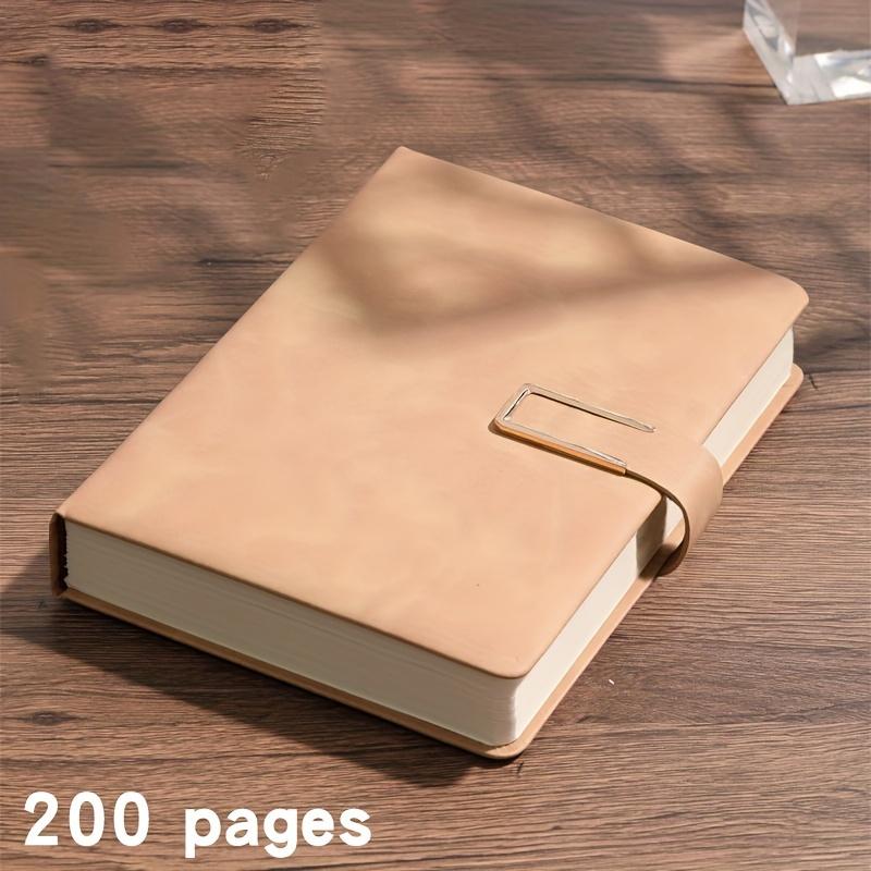 Vintage A5 Leatherbound Notebook with Personalized Soft Cover and Bookmark - Perfect for Business Meetings and University Life