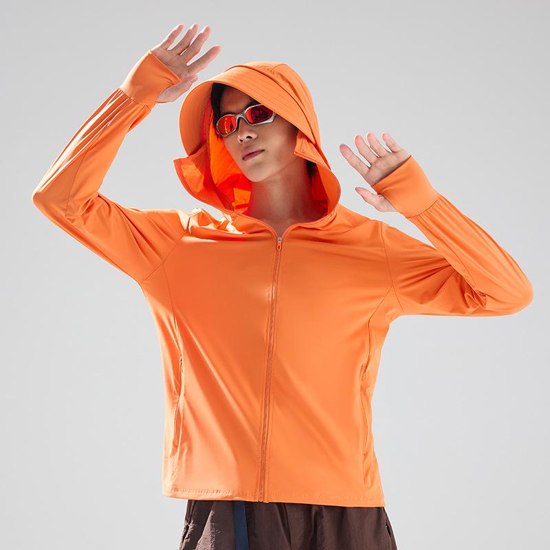 Couple's Ice Silk UV Protection Clothing - Ultra-thin, Breathable, Quick-drying, and Cooling Summer Wear.