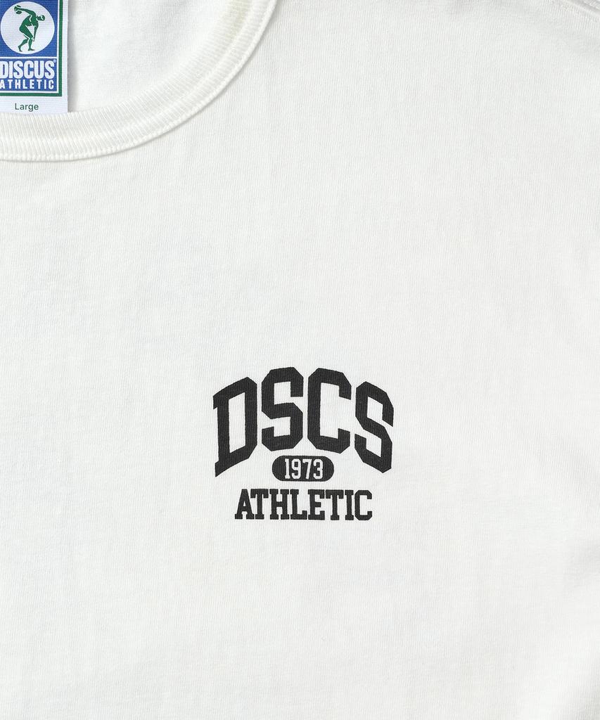 DISCUS ATHLETIC Heavyweight Dcsc Small Logo T-Shirt Off-White