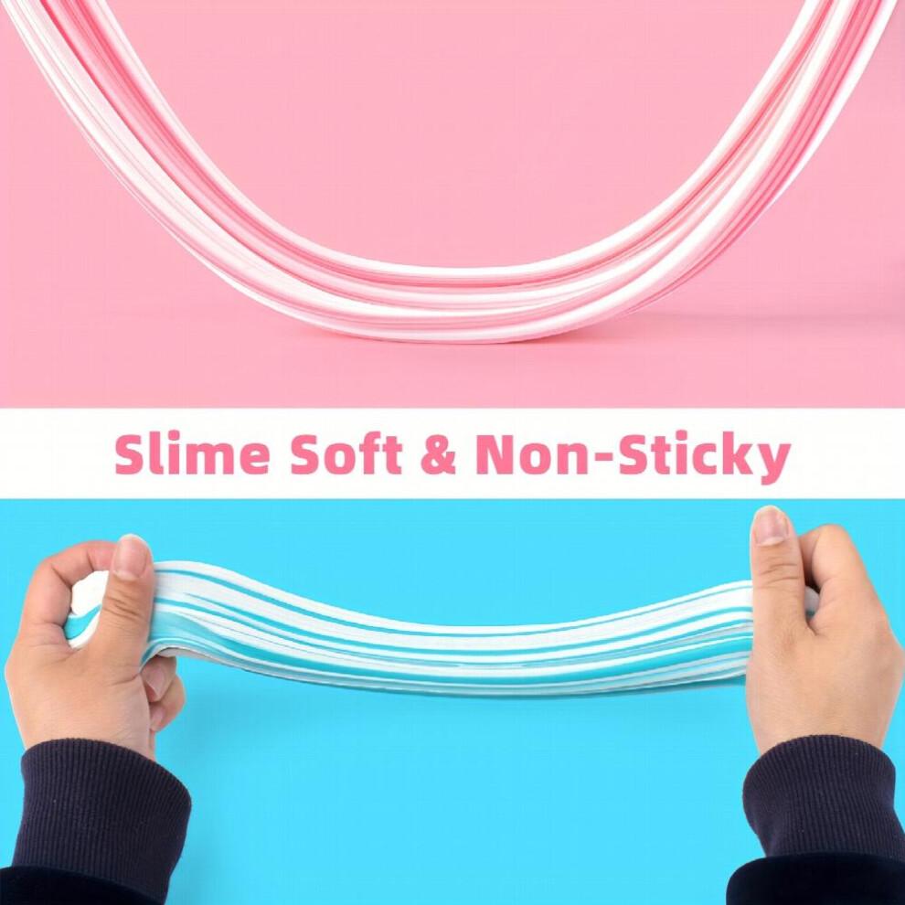 2pcs Cotton Mud Set 1pc And Slime 1pc Pink And Slime