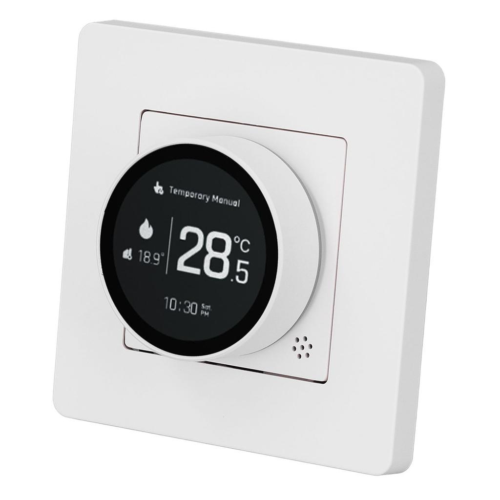 Smart Thermostat for ZigBee Electric Heating Mobile App Timing LCD Display Temperature Controller Switch 95 245VAC White