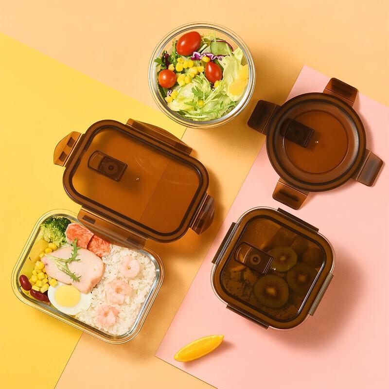 

SGR High Borosilicate Glass Microwave Safe Food Storage Box