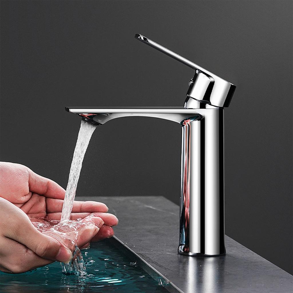 Copper bathroom wash basin faucet hot and cold water basin household wash basin countertop wash basin bathroom