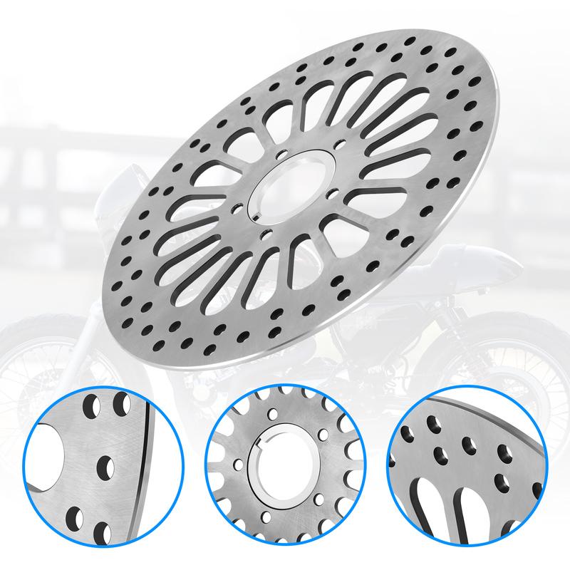 11.5in Rear Brake Rotor Disc Round Rear Brake Rotor Disc For Harley-Davidson Sportsters 1984-2010 Touring 2000-2007 Dyna 92-17