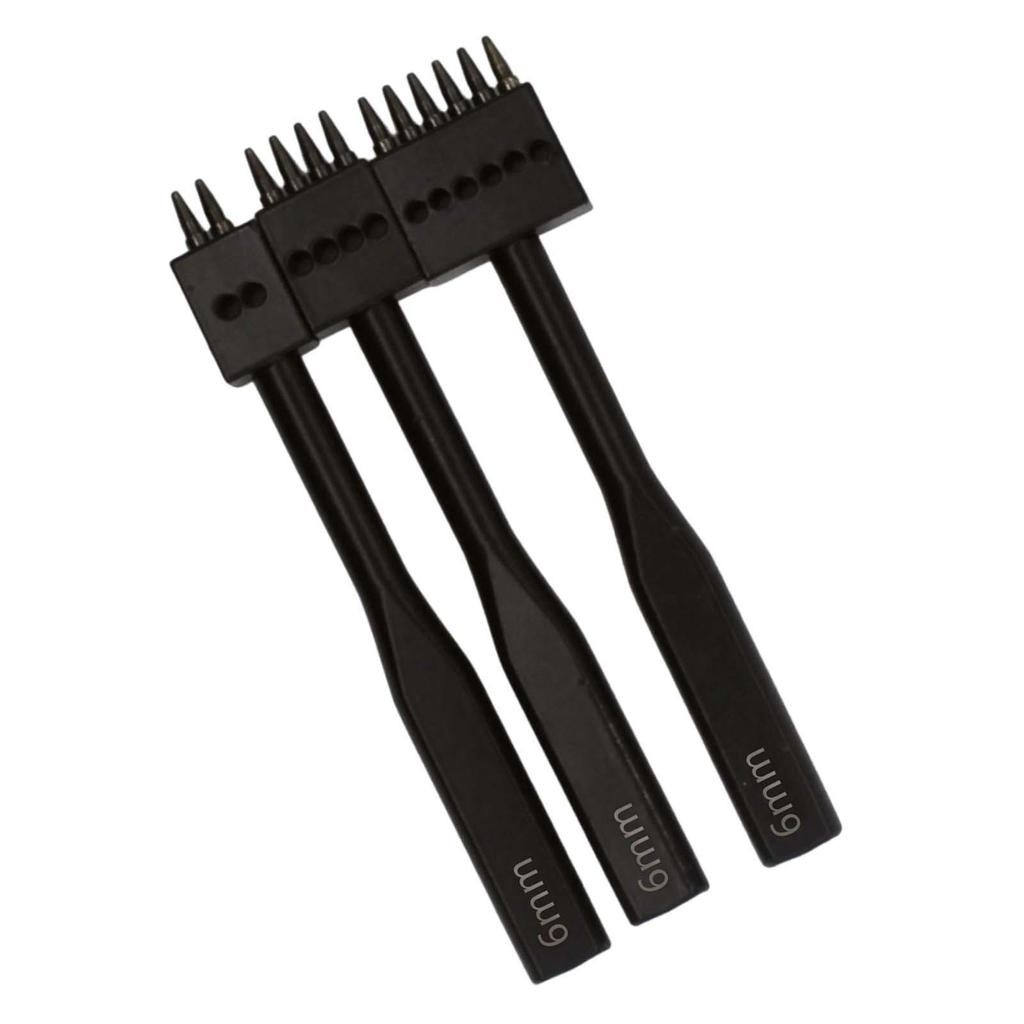 Prong Punch Straps Shoes Auxiliary Tools Belts Saddles Leather Craft Jewelry Making Hole Spacing DIY Tool Stitching Chisel Steel