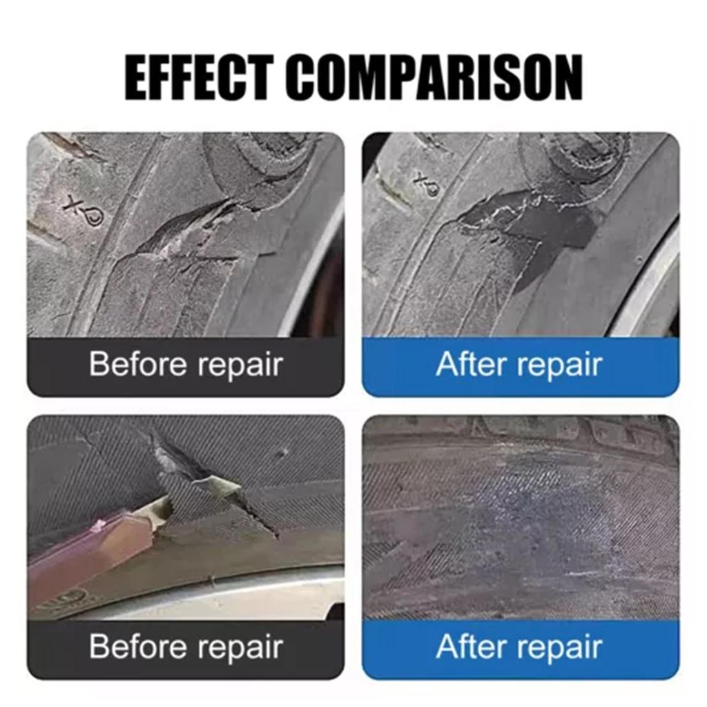 Car Tire Sealant, Tire Scratch Repair Adhesive - Auto Repair Tire Glue Sealant -
