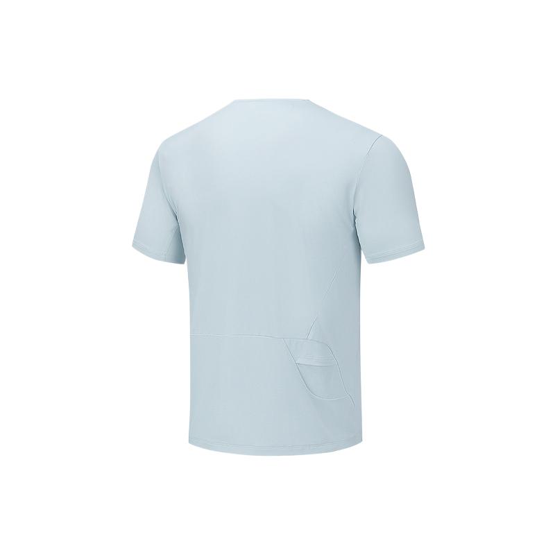 Skechers Solid Color Comfortable Pullover T-Shirt Men tops P326M034-01DS