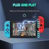 Vilcorn Joy Rgb Led 5.2 Bt Switch L/r Joypad For Nintendo Switch/lite/oled Cons Joystick With Dual Vibration For Pc Yuzu
