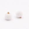 DIY Ornament Accessories 10pcs Key Ring Accessories Clothing Hair Accessories Earrings Eardrops Accessories Pendant Materials Mink Fur Ball