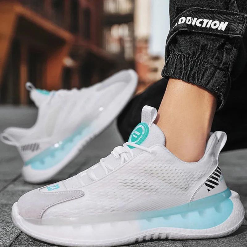 2024 Herrenschuhe Mesh Atmungsaktiv Freizeitschuhe Outdoor Sport Laufschuh Tennis Trainingsschuhe für Herren Sneaker Zapatillas Hombre