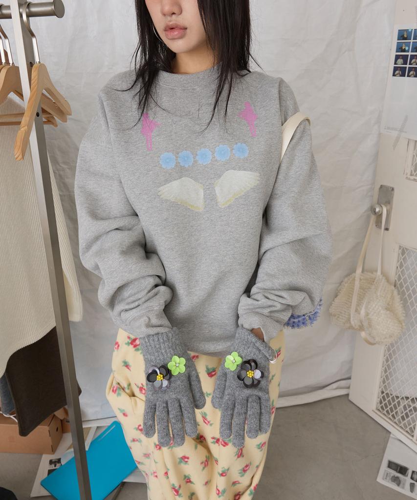 Yeongmailweeo Unreal Angel Sweatshirt (Melange)