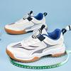 2025 Children's Badminton Sports Shoes Autumn Volleyball Shoes Rotating Buckle Boys Table Tennis Girls Tennis Shoes