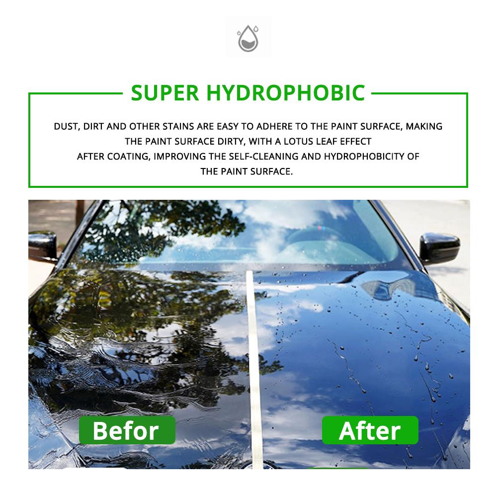 Powłoka Ceramiczna S12 Większy Połysk Wzmocnienie Szybka Warstwa Hydrofobowa Pasta Polerska Mycie Samochodu Bez Wody Wosk i Długotrwała Ochrona