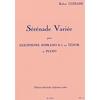 Wittner, Krelis: Variations In the Style of a Serenade (for Soprano Saxophone (or Tenor Saxophone), Piano) Leduc Publishing