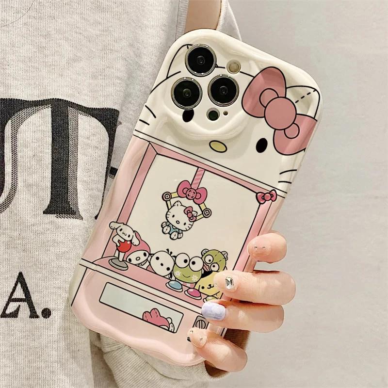 Phone Case For Xiaomi POCO X8 Pro 15T 5G M7 F7 X7 Pro M6 X6 F4 NFC X5 F6 5G Cartoon Hello Kitty Korean TPU Casing