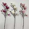 Large Magnolia Simulation Flower Dried Floral Art Single Stem Ornament for Living Room Decor