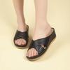 Damen Sommer Neue Offene Zehen Keilabsatz Hausschuhe Wasserdicht Rutschfest Weiche Sohle Leichtgewichtige Hauspantoffeln Outdoor Strand Sandalen