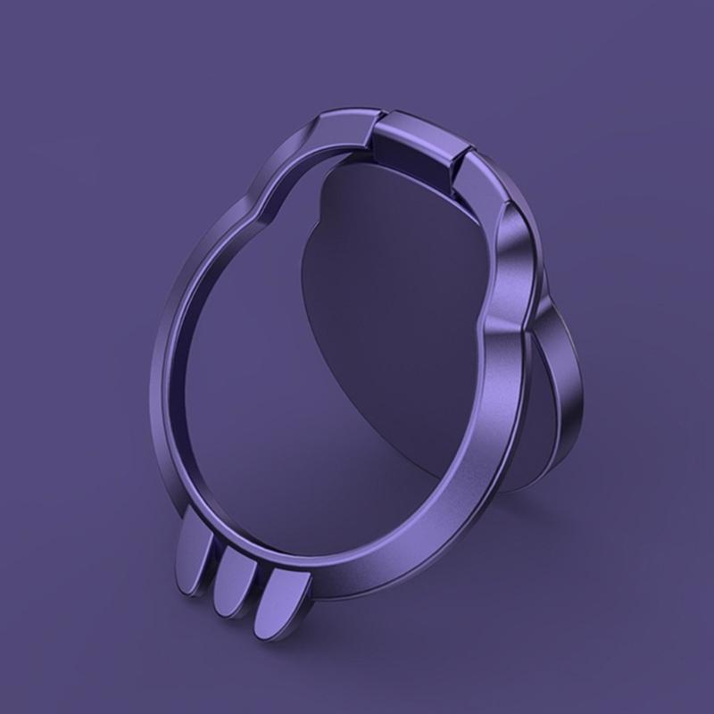 Uchwyt pierścieniowy na telefon, Stojak pierścieniowy na palec : Uniwersalny uchwyt na telefon komórkowy ze stojakiem, pasujący do większości telefonów komórkowych