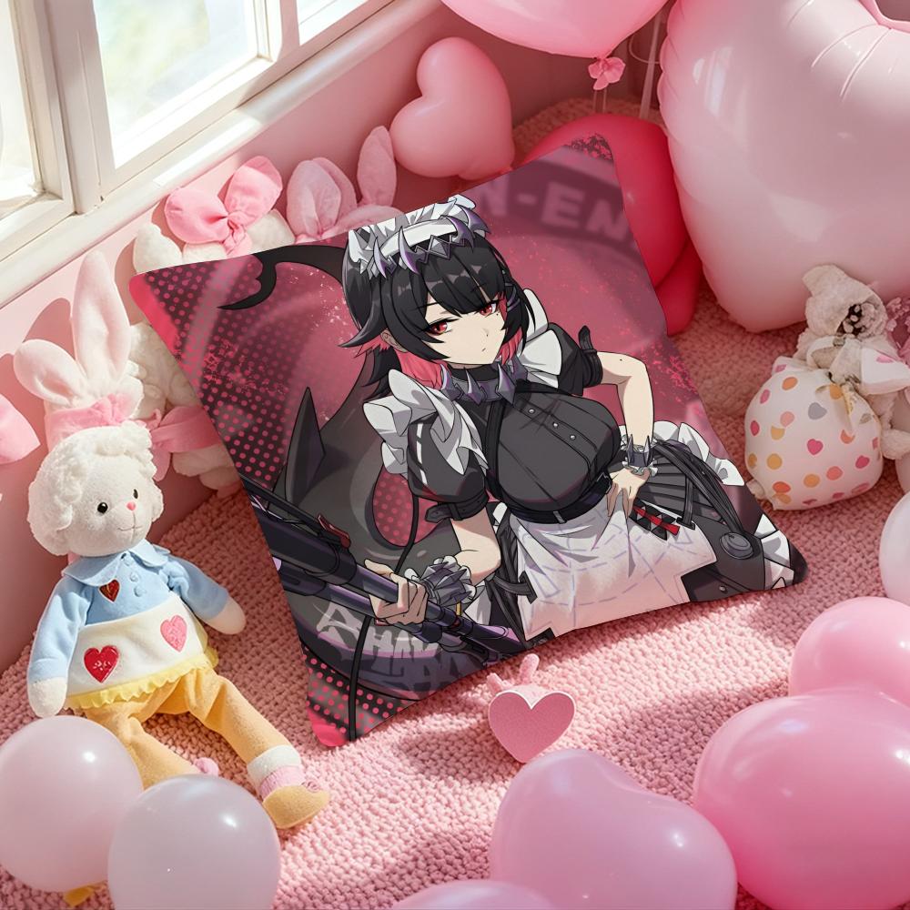 

Z-Zenless Zone Zero Ellen Joe Game Cushion Cover Pattern Printed Pillowcase for Living Room Sofa Cushion Cover & Bedroom Decor 12x12Inch