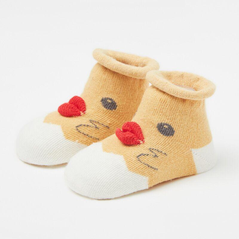 Babymädchen Socken Jungen Kleidung Neugeborenen Zubehör Säuglings Hausschuhe Kinder Kinder Tiere Kleinkinder Sachen Artikel Waren Ente Fuchs