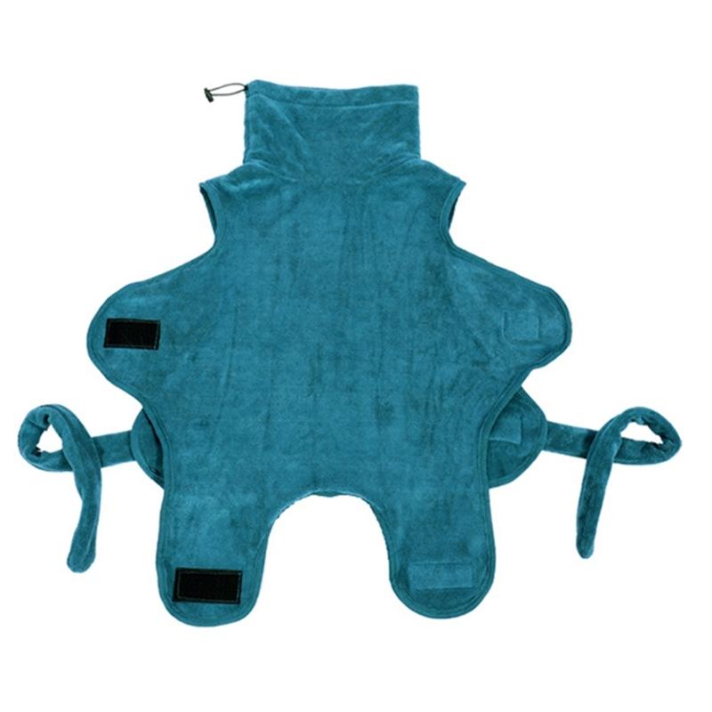 Hochsaugfähiger Hunde-Trockenmantel Mikrofaser Badetuch Mantel für Haustier Schnelltrocknender Mantel für Hund Angenehm zu tragen