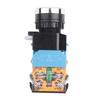 LA38-11DS Self-Locking Red Push Button Switch, 220V/380V 22mm Industrial Switches with LED Light