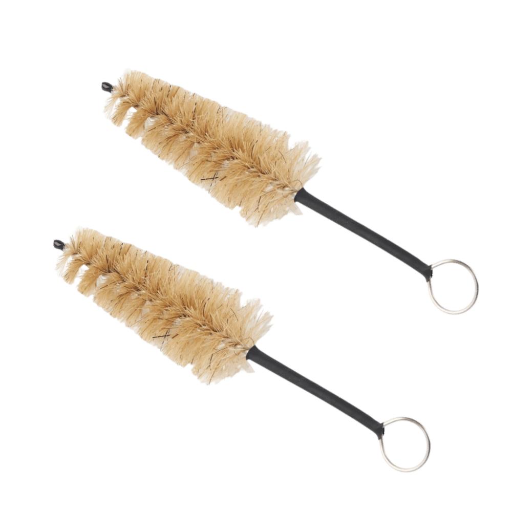 2PCS Bristle Mouthpiece Cleaning Brush Brown Mouthpiece Cleaner Brush Saxophone Accessories