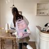 Schoolbag Cute Small Fresh Schoolbag Female Junior High School Students High Value Lightweight Travel Backpack Large Capacity Versatile Student 