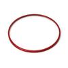 Red Aluminum Speaker Ring Cover Trims For 15-21 Mercedes W205 C, X205 GLC Class