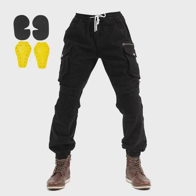 Unisex-Motorrad-Reithose: Fallsicherer Overall mit mehreren Taschen und schmaler Passform für alle Jahreszeiten