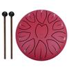 6 Inch 11 Notes Steel Tongue Drum with Drumsticks Mallets Finger Picks Percussion Instruments Sound Healing Drum Hand Pan Drums