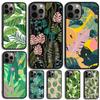Tropische Monstera Blätter Handyhülle Für Samsung Galaxy S10 S22 S23 S24 Note 10 20 Lite S20 Plus S21 Ultra Rückseite
