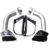 Stainless Steel Square Tip Exhaust Cover for 08-13 BMW X5 E70