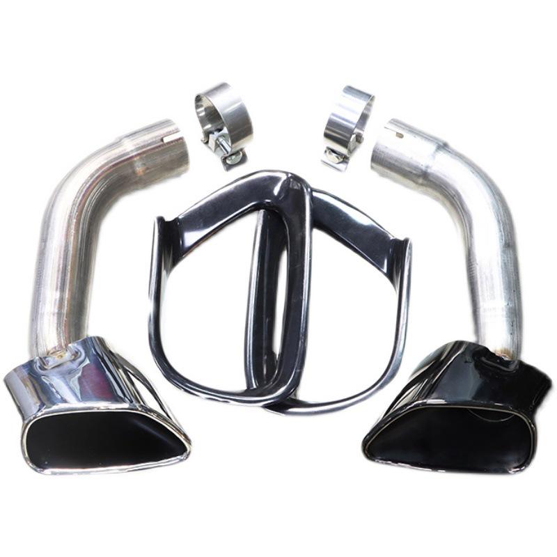 Stainless Steel Square Tip Exhaust Cover for 08-13 BMW X5 E70
