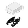 4Pcs Cooling Horizontal Version Bracket Anti-Slip Cooling Legs Stand Cooling Feet Flat-mounted for PlayStation4 Slim Pro Console