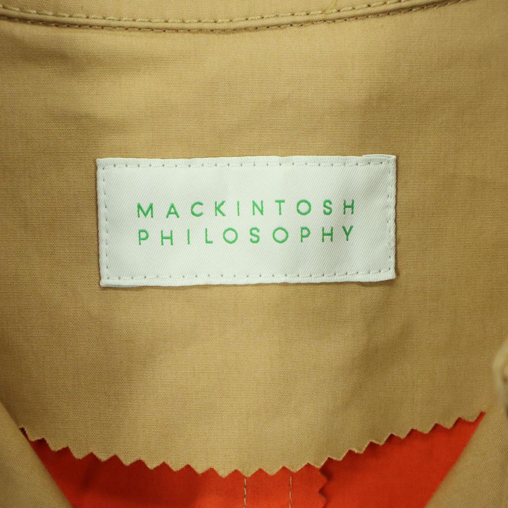 MACKINTOSH PHILOSOPHY cotton Long sleeve trench coat 2 Brown Women Used