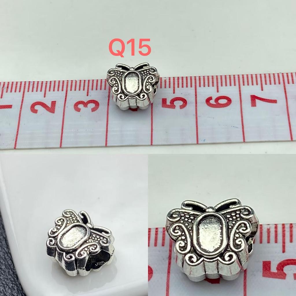Retro Silver Butterfly & Star Bowknot Flower Alloy Jewelry Nail Gold Metal Accessories