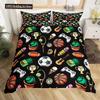 Ensemble de housse de couette Balle de Tennis Thème Jeu de Sport Ensemble de literie Housse de couette Ensemble de lit Housse de couette Taille Jumeau Simple Double Queen King